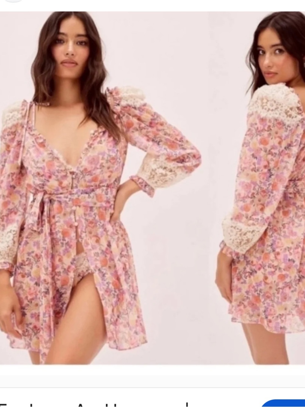 For Love And Lemons Gardenia Robe